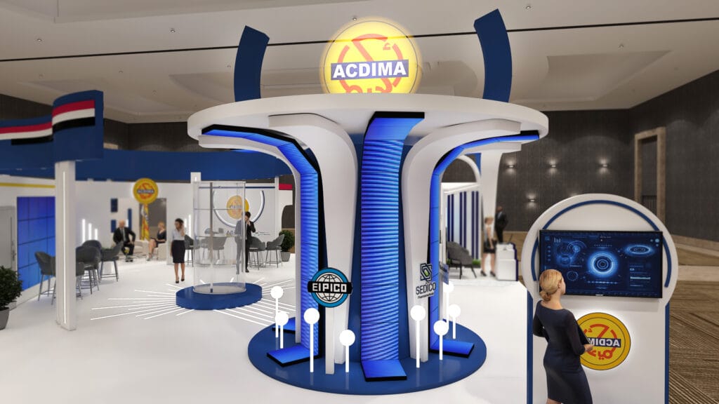 Trade show and exhibition booths - Acdima -Africa Health 2022 13m x 15m 23 (2)