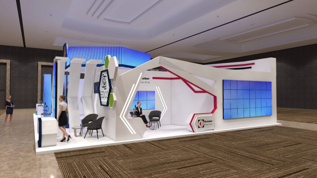 Trade show and exhibition booths - Acdima -Africa Health 2022 13m x 15m 23 opt 2 (19)