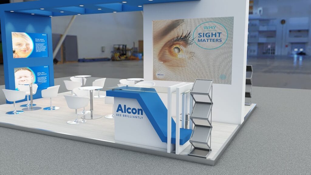 Trade show and exhibition booths - Alcon -Africa Health 2022 5m x 6m (4)