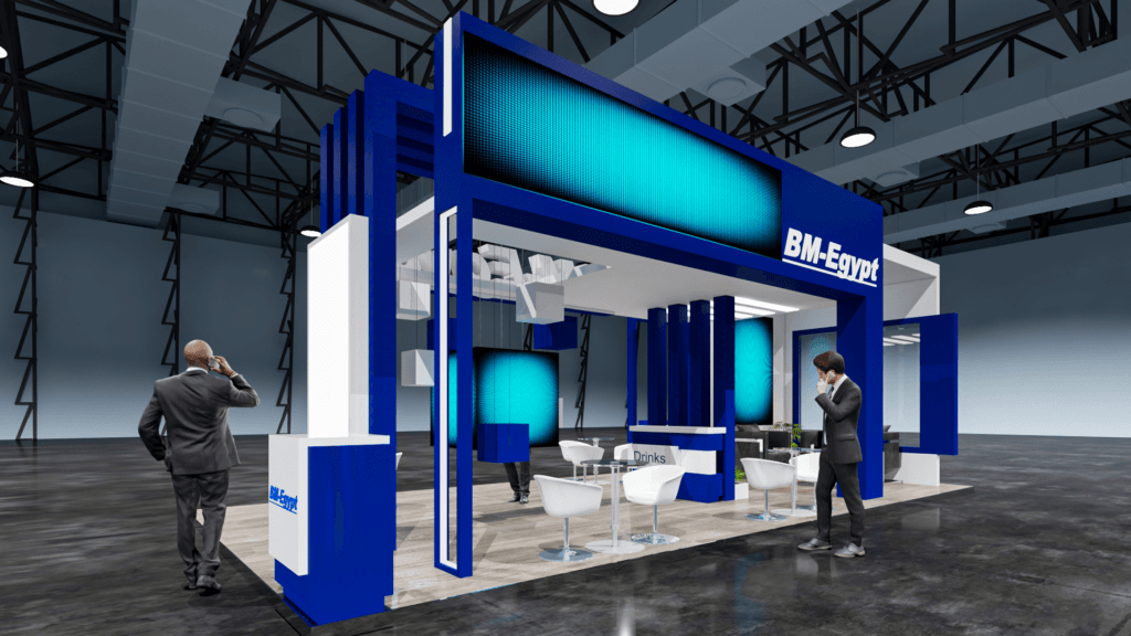 Trade show and exhibition booths - BM EGYPT -Africa Health 2023 6m x 3m (12)
