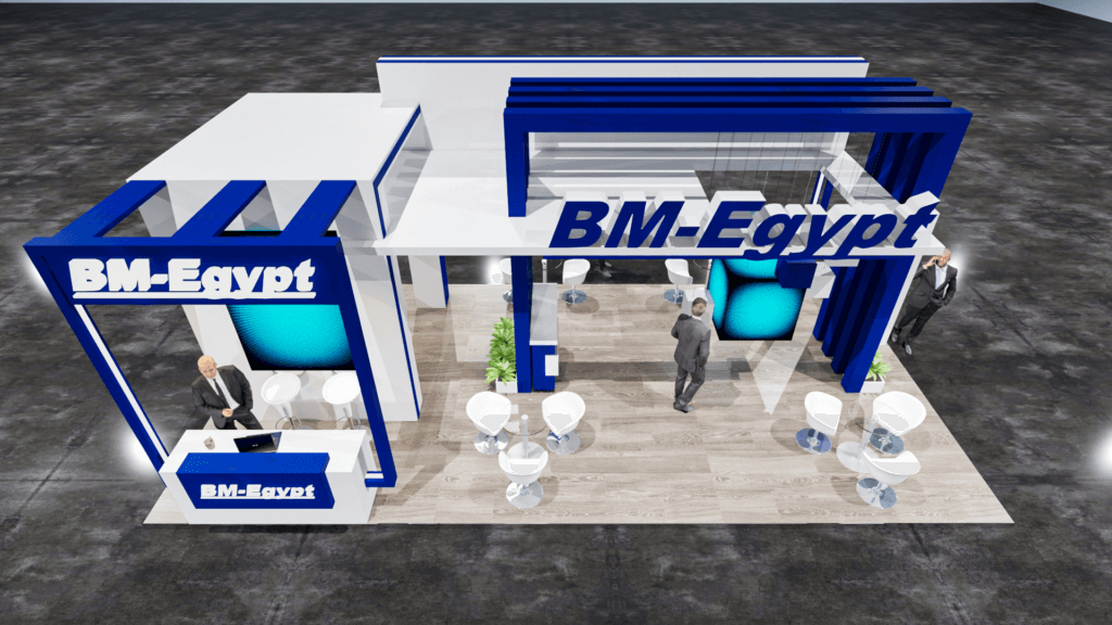 Trade show and exhibition booths - BM EGYPT -Africa Health 2023 6m x 3m (5)