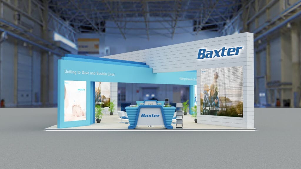 Trade show and exhibition booths - Baxter -Africa Health 2022 10m x 14m (7)