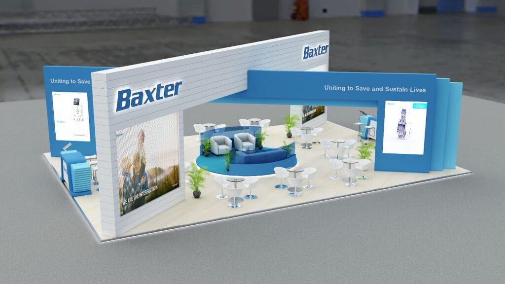 Trade show and exhibition booths - Baxter -Africa Health 2022 10m x 14m (8)