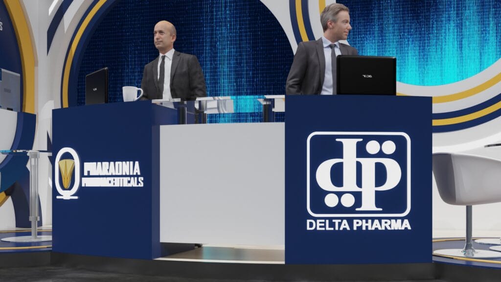 Trade show and exhibition booths - Delta pharma -Africa Health 2023 6m x 3m (6)