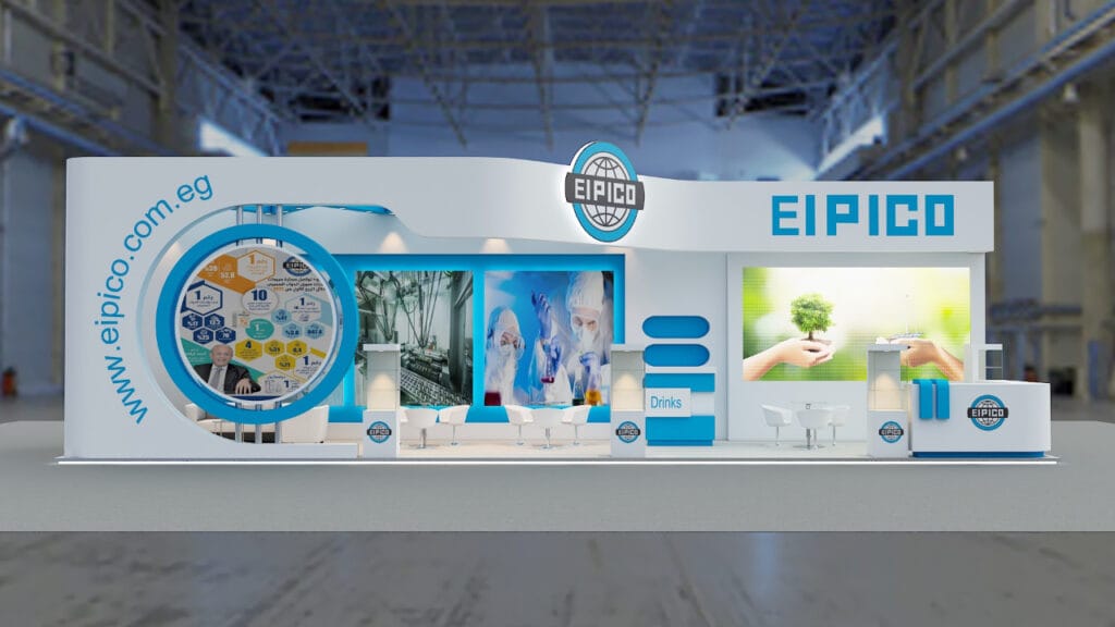 Trade show and exhibition booths - Eipico -Our country manufacturation 2022 15m x 4m (1)