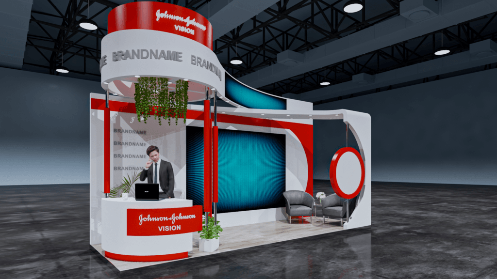 Trade show and exhibition booths - Johnson -ESOIRS 2022 6m x 2m (3)