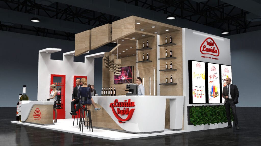 Trade show and exhibition booths - Lavida -Food Africa 2023 6m x 8m (4)