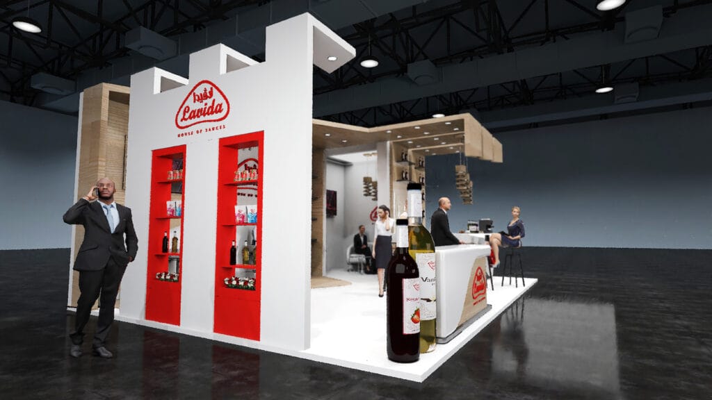 Trade show and exhibition booths - Lavida -Food Africa 2023 6m x 8m (6)