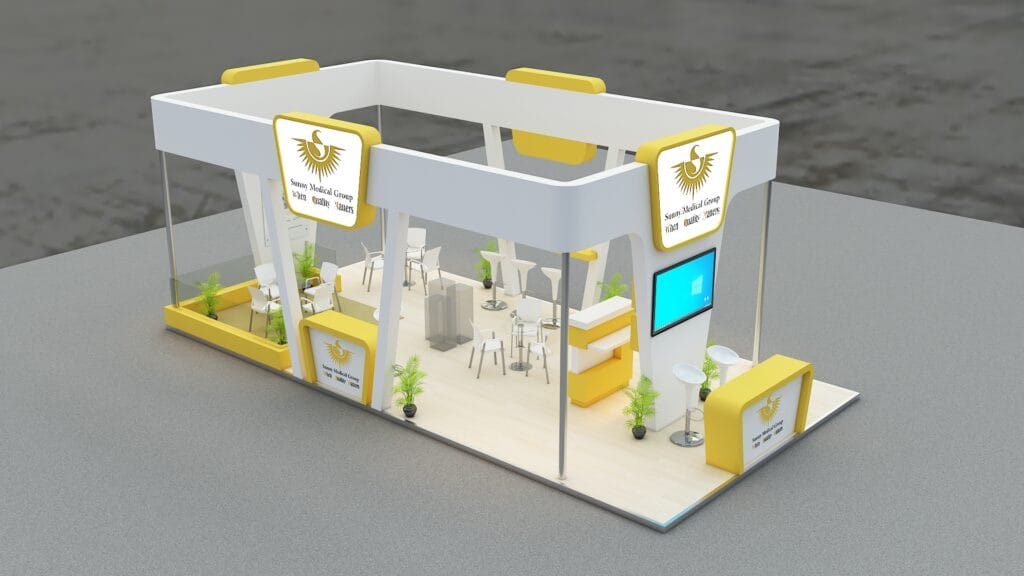 Trade show and exhibition booths - Sunny medical -Africa Health 2022 5m x 10m (2)