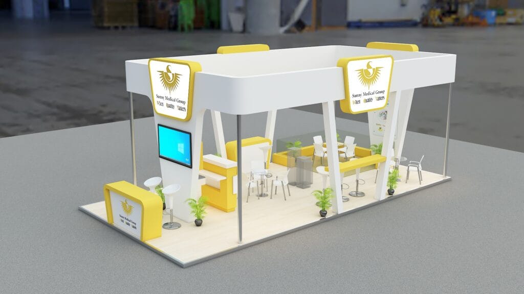 Trade show and exhibition booths - Sunny medical -Africa Health 2022 5m x 10m (4)