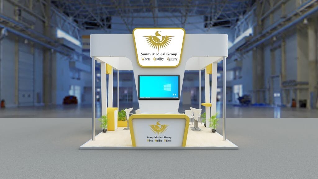 Trade show and exhibition booths - Sunny medical -Africa Health 2022 5m x 10m (9)