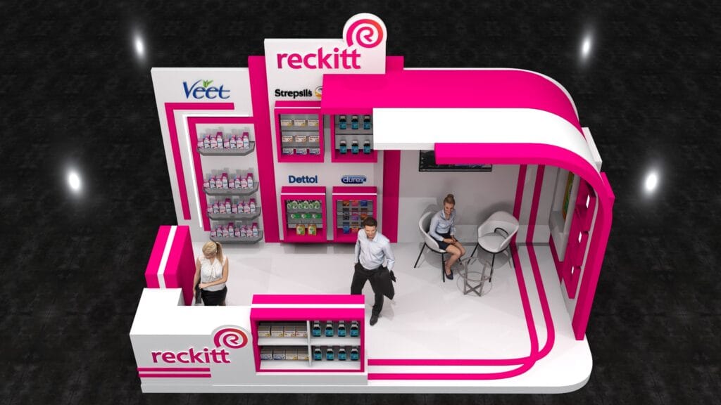 Trade show and exhibition booths - reckitt -2022 6m x 3m (3)